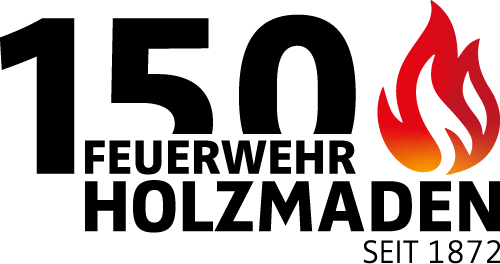 Logo zum 150 jährigen Jubiläum der Freiwilligen Feuerwehr Holzmaden